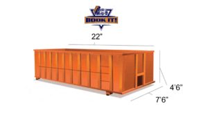 Book It 20 yard dumpster rental
