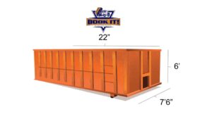 Book It 30 yard dumpster rental